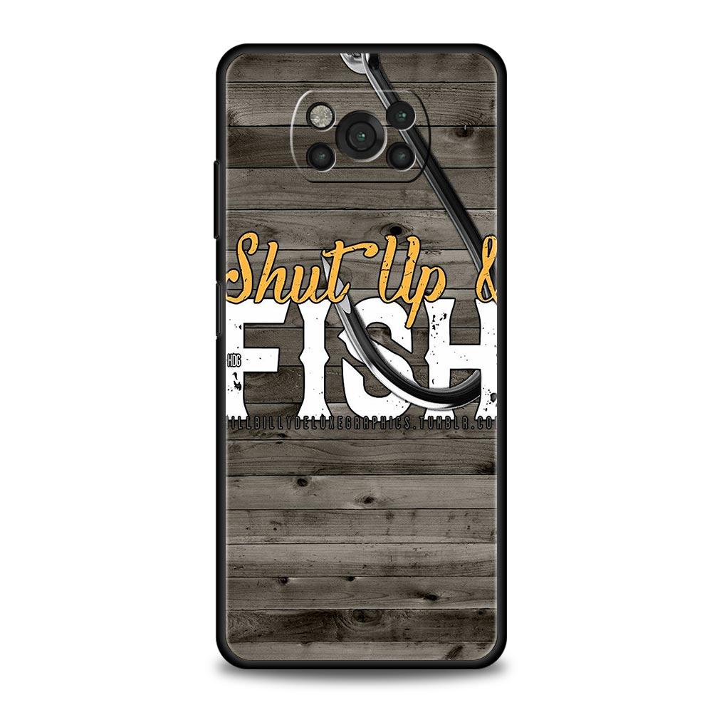 

Hunting Fishing Man Phone Case Cover for Xiaomi Poco F7 Ultra F6 F5 F4 F3 X6 X5 X4 X3 NFC C51 C55 M4 GT 5G Soft TPU Shell Capas Xiaomi Poco F3