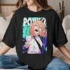 Chainsawunisexs Reze Unisex Unisex T Shirt Anime Movie Vintage Tees Short Sleeve O Neck Tshirt 100 Cotton Summer Clothes
