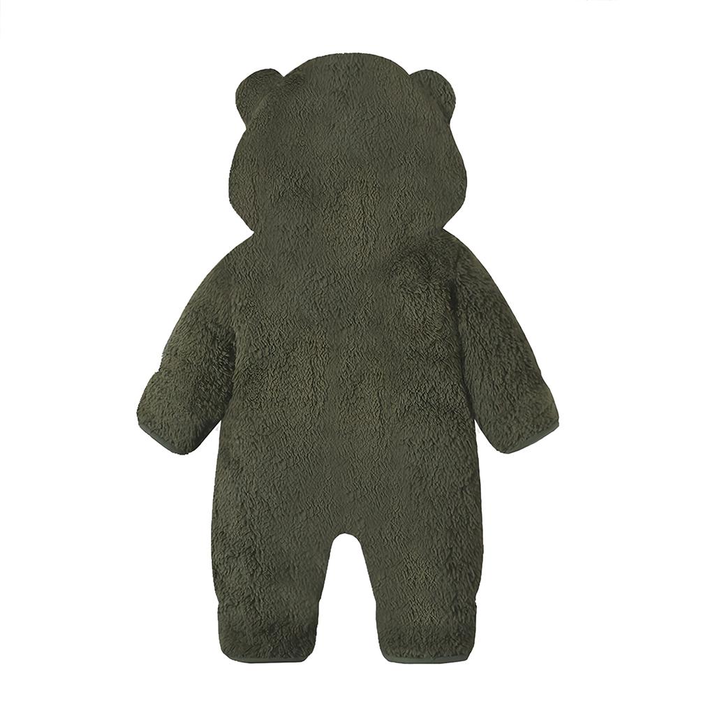 Infant Romper Set Baby Crawling Suit Thick Warmth Newborn Flannel Outfit