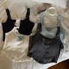 2026 Summer Spicy Girl Camisole Tank Top with Bra Pad and Letter Print