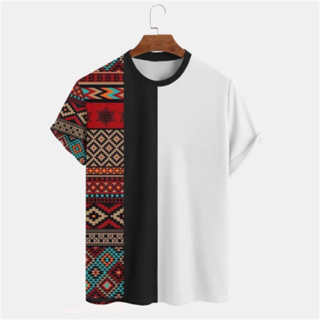 T-shirt da uomo T-shirt sportive per uomo Abbigliamento Top estivi Stampati in 3D Manica corta Outdoor Casual Oversize Maglietta da corsa per uomo