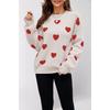 DICFY Women's Fashion Casual O-Neck Long Sleeve Autumn Winter Loose Sweaters