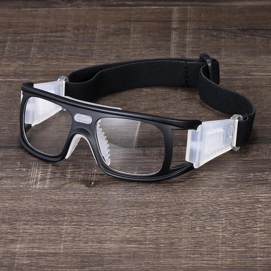 Basketball Glasses, Outdoor Basketball Sports Glasses, Anti-collision and Anti-fall Goggles with Myopia Frame, Basketball Glasses