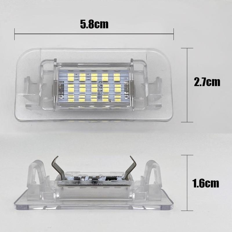 New LED Rear License Plate Light Replacement Part Direct Fit Compatible with Mercedes W242 W246 Car Accessories