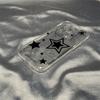 Simple Black Five-pointed Star Phone Case For iPhone 16 e 15 14 13 12 11 Pro Max Plus Mini X XS XR SE 2020 2022