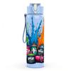 1PC Paint Splash Colorful Graffiti Explosion 750ml Color Plastic Sports Water Bottle Leakproof Flip Straw Lid Suitable for Sports Office Home Use