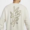 New Nike Club Sweatshirt Men's Ecru IB8234-901