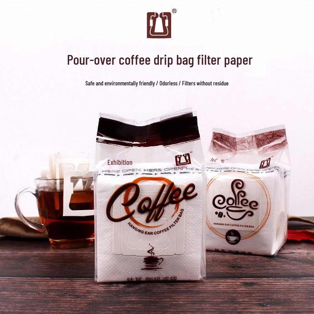 Zhanfei Drip Coffee Filter Bags - Japanese Material, Food-Grade, Drip-Style Coffee Filters