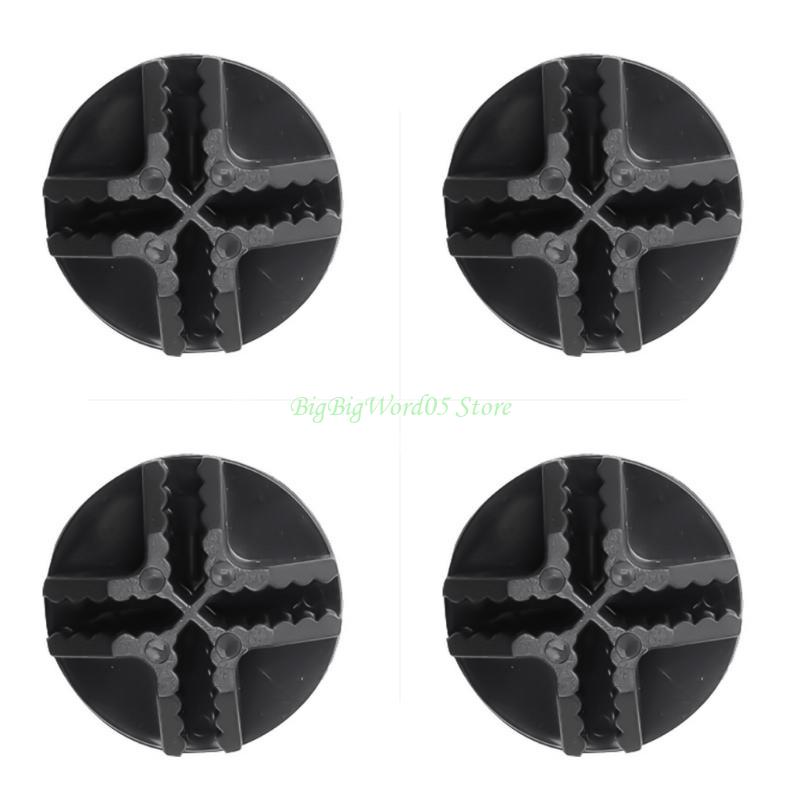 24TE Pack of 4 Sturdy Grids Connectors for Multipurpose Modulars Shelving Systems