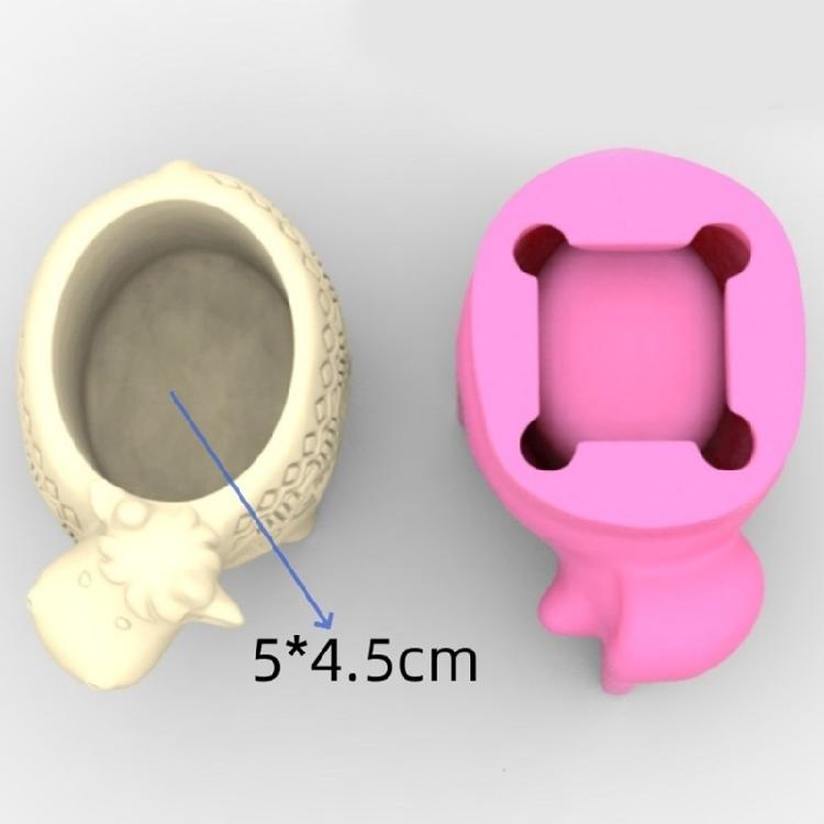 Easy To Use Flower Pots Mould Cow Shaped Planter Silicone Mold Personalized Succulent Vases Jewelry Crafting Mould