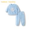 Balabala Girls' Winter Coral Fleece Pajama Set