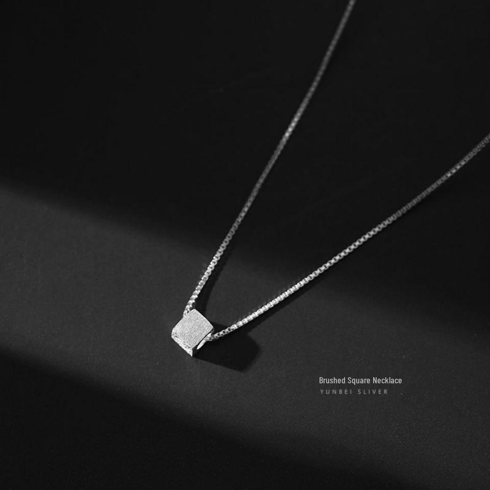 Korean Style Geometric Fairy Pendant Choker Necklace for Women