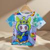 Kawaii Labubu Cartoon Anime Kids T-Shirts 3D Print Streetwear Boy Girls Child Clothing