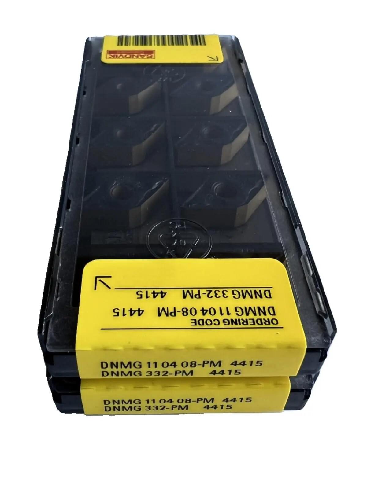 

Original Sandvik / DNMG110408-PM 4415 / CNC lathe carbide blade 10 PCS