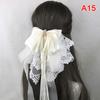 1 Stück Maid Prinzessin Lolita Spitze Schleife Haarnadel Haarspange Stirnband Cosplay