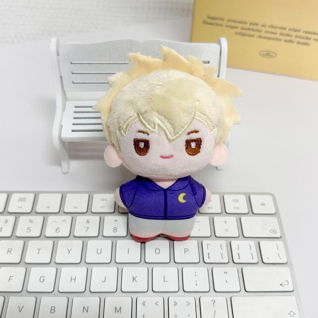 Japanese Anime 2D Volleyball Plush Keychain Pendant