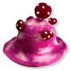 Felted Mushroom Hat – Shocking Pink