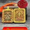 Best-Selling Wutaishan Necklace: Fifth Master Thangka Zodiac Guardian God 3D Double-Sided Pendant