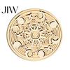 Creative Gift Packaging Vintage European Magic Themed Wax Seal Stamp Head, Solid Brass Exquisite Handmade Letter Sealing Engraved Head for Journal