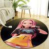 1pc KPop Demon Hunters MIRA2 Design Printed Area Round Carpet for Bedroom Living Room Home Decor Rugs Mat Non Slip Mat Rug for Bedside