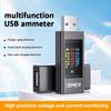 USB-Tester DC Digitales Voltmeter Amperemeter Strom Spannungsmesser Volt Amperemeter Detektor Powerbank Ladegerät Anzeige 4-30V 6.5A