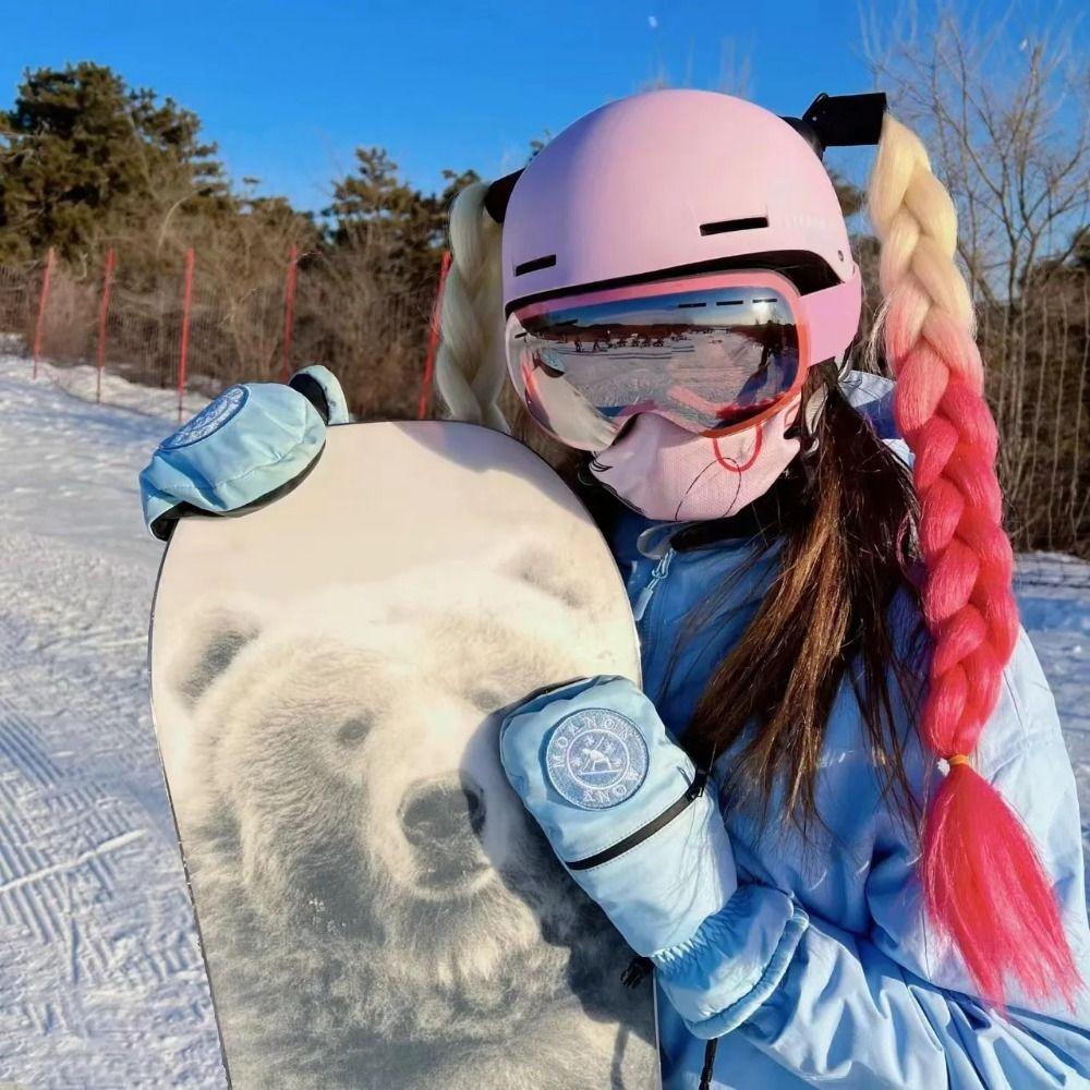 With Sucker Motorcycle Helmet Braids Colorul Twist Dual Pigtail  For Motorbike Helmets