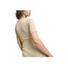 Puma Dare To Muted Motion T-Shirt Gerippt Ausgeschnitten Figurbetont Rundhals Kurzarm T-Shirt Damen Tops Off-White 627875-90