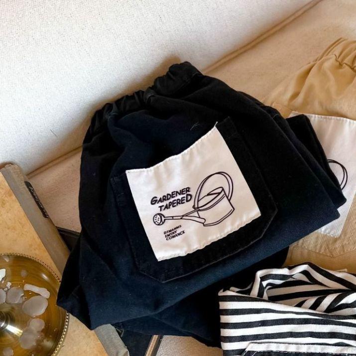 Podzimní vitalita: Dětské ležérní zahradní kalhoty v japonském stylu