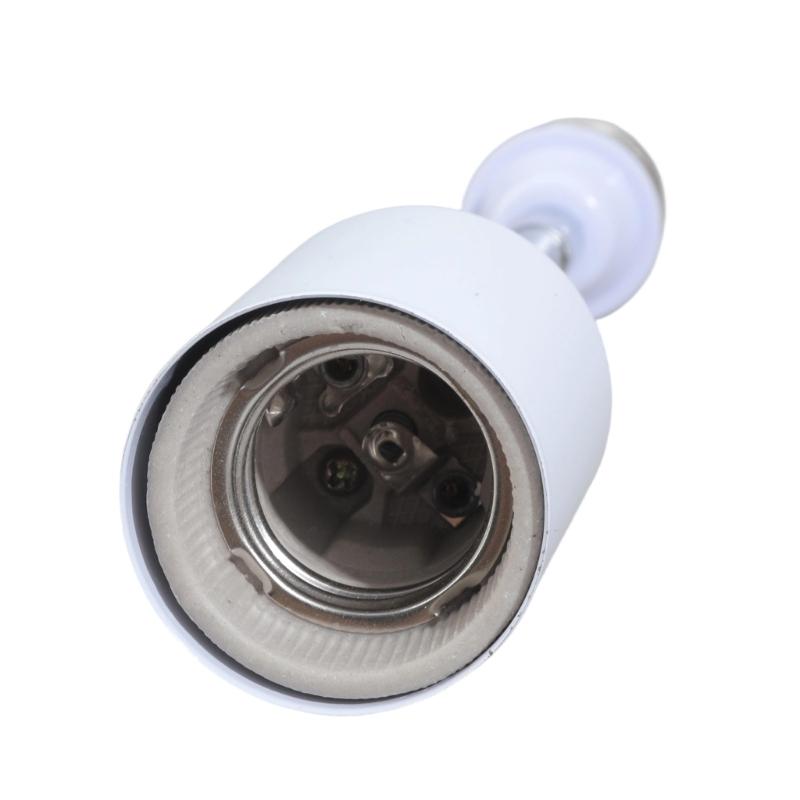 Ceramic E27 Lamp Holder Heat Resistant Extension Socket 360Degree Rotation For LED Bulbs 400W Bathroom Ceiling Light Fix