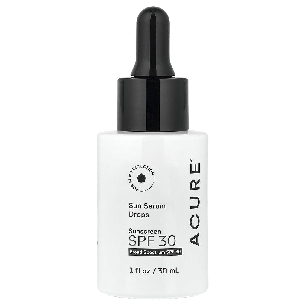 ACURE Sun Serum Drops Sunscreen, SPF 30, 30ml (1 Fl Oz)