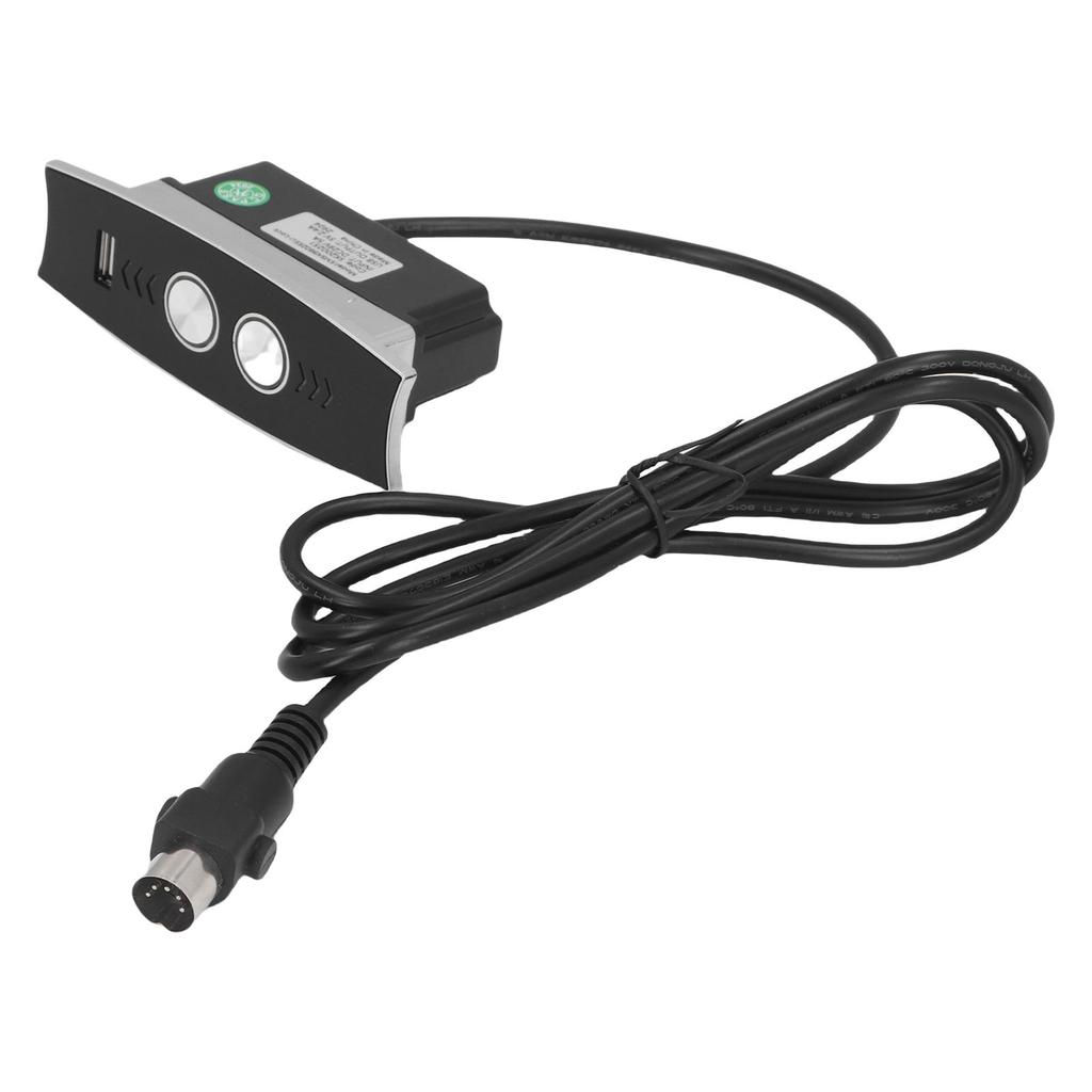 Contrôleur de Fauteuil Inclinable Électrique Chargement USB Rétroéclairage LED 5 Broches Commande Manuelle pour Canapé Électrique pour Fauteuil Électrique à Relève-Personne