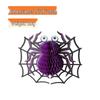 Halloween Hanging Ghost & Bat Decor with Pumpkin Honeycomb for Desktop & Venue