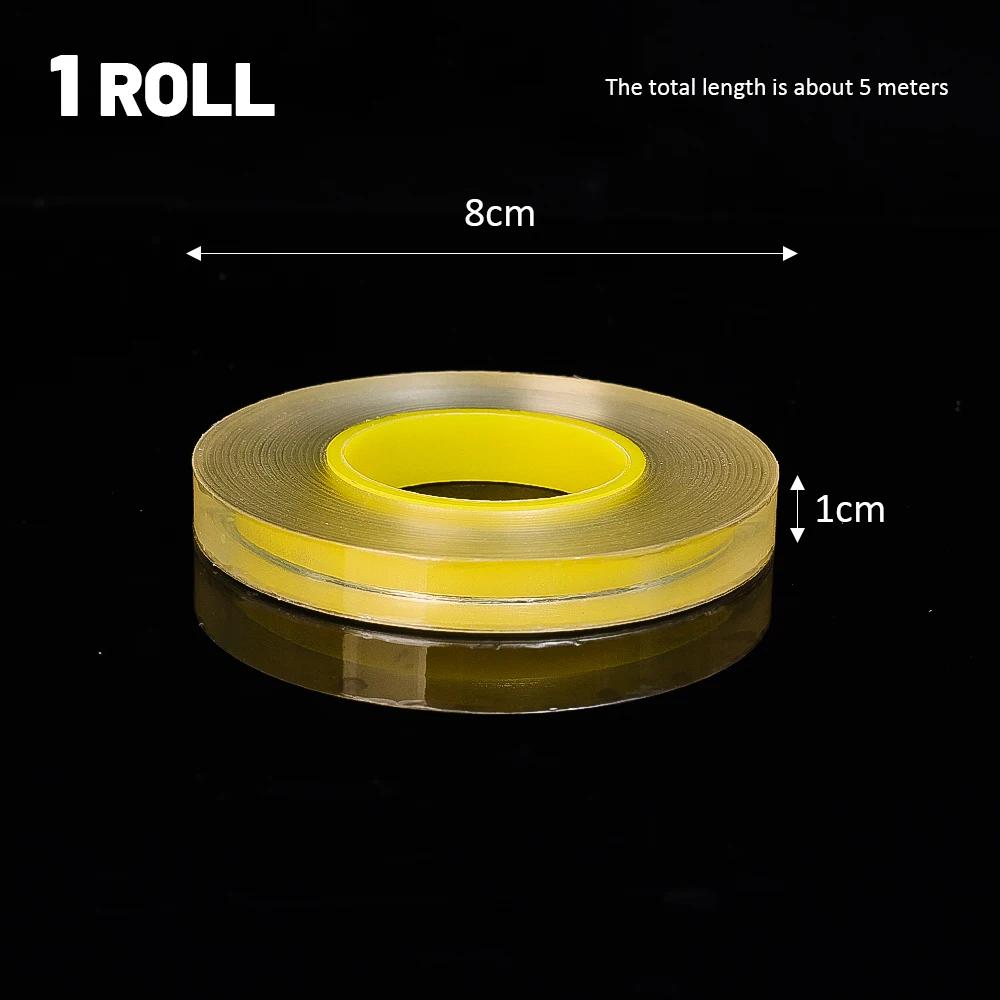 

1 Roll 10MM 15MM 20MM 30MM Transparent Anti-Static Protective Film Watch Jewelry PVC Film Tape Watch Part Repair Tools 5m