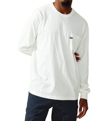 T-shirt Lee à poche brodée, grande taille S, homme, manches courtes, blanc,
