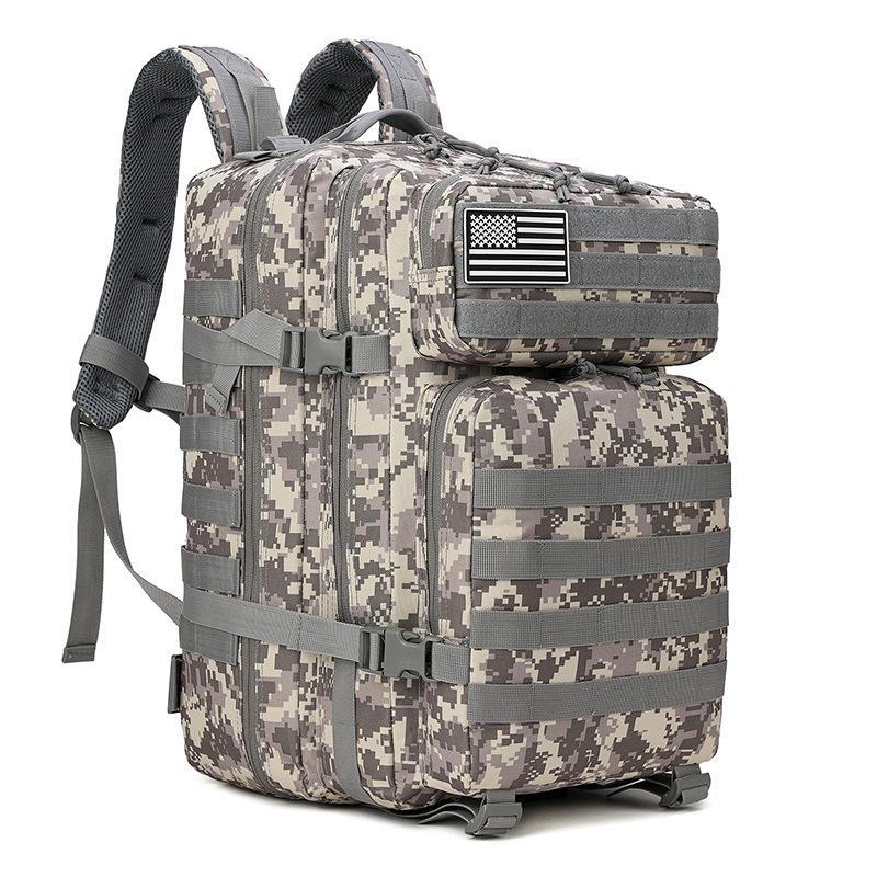Men's 45L Waterproof Outdoor Tactical Backpack - Large Capacity for Sports & Travel