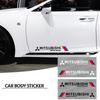 2 pz Adesivo Riflettente per Lato Portiera Auto Grafiche per Carrozzeria Decalcomania in Vinile per ASX Lancer Pajero Outlander L200 Lancer EX Pajero