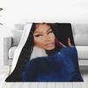 Nicki Minaj Decke Flanell Sommer Sexy Multifunktion Super Weich Überwurfdecken für Bett Auto Plüsch Dünne Steppdecke