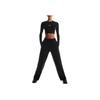 On Focus Tech Solid Color Fashi Comfortable Versatile Knitted Sports Pants Women Bottoms 1WF30390553
