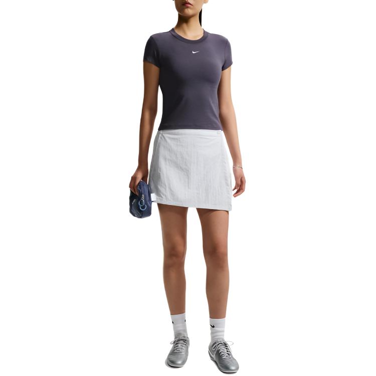 Женская короткая облегающая футболка Nike с круглым вырезом tops FV5509014 S
