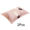 1Pc Pillow Cover Bedroom Decoration Pillowcase Whale Print Polyester Washable Student Dormitory Pink 48*74cm Pattern Pillowslip