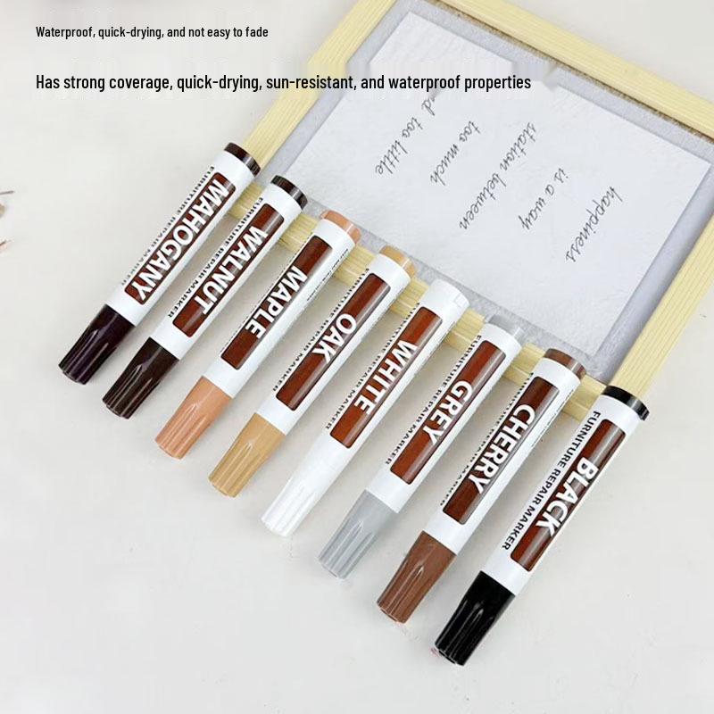 Wooden Touch-Up Pen for Repairing Solid Wood and Composite Surfaces