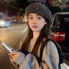 Beret Female Autumn And Winter Show Small Temperament Literary And Retro Circle Lamb Plush Big Head Circumference Versatile Painter Hat