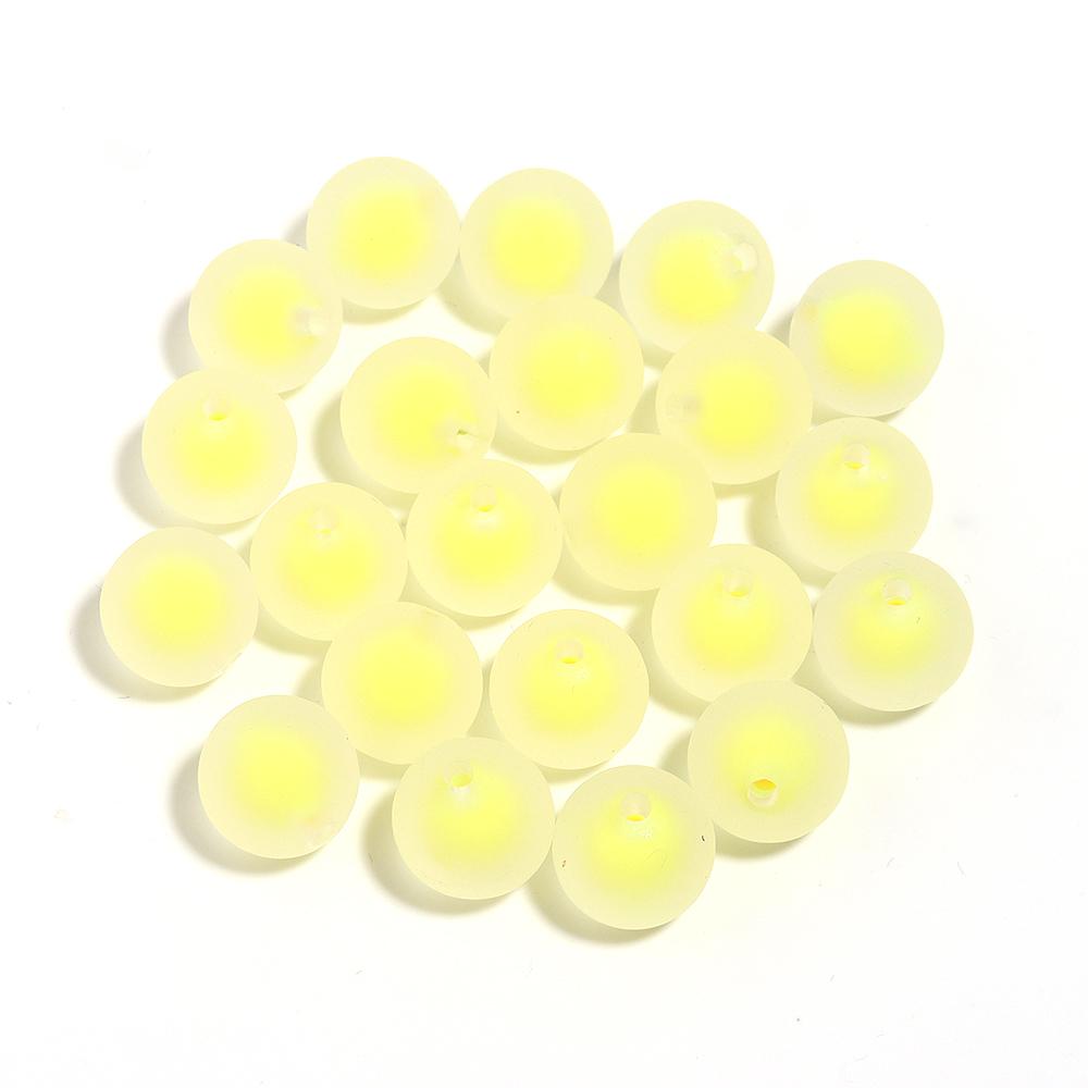 10pcs Acrylic Frosted Beads 16mm Color Matte Round Loose Spacer Bead for Jewelry Making DIY Neckalce Bracelet Supplies Wholesale