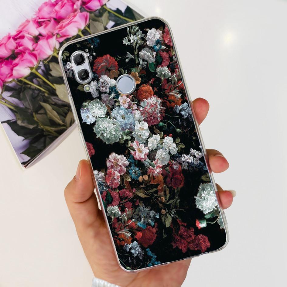 Für Honor 10 Lite Hülle HRY-LX1 HRY-LX2 Abdeckung Mode Schmetterling Transparentes Silikon Hüllen Für Honor 10 10i Honor10 Bumper