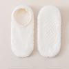 Winter Floor Socks Men Women Warm Plush Home Slipper Socks with Grips Low Cut Anti-Slip Ankle Socks for Indoor Living Room Bedroom