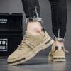 Spring Autumn Mens Casual Shoes Thick Sole Non-slip Brand Male Footwear Cool Young Man Street Style Breathable Mesh D055