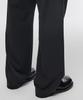 MUSINSA STANDARD One-Pleat Wide Elastic Waist Slacks [Charcoal Gray]
