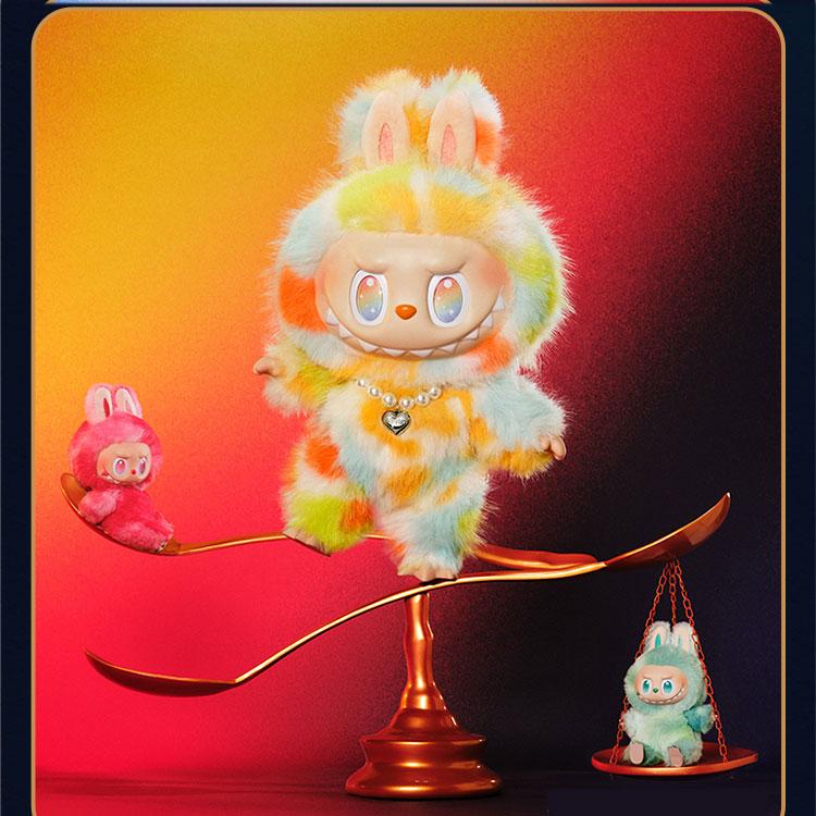 New POP MART The Monsters LABUBU Big Into Energy-ROCK THE UNIVERSE Vinyl Plush Doll Tie-Dye Doll Trendy Doll PPMT-2508-0085