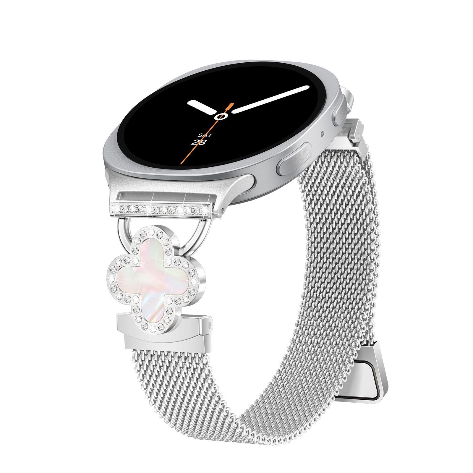 

Samsung Watch8 Universal Strap with Four-Leaf Clover Milanese Magnetic Buckle Samsung Watch 8