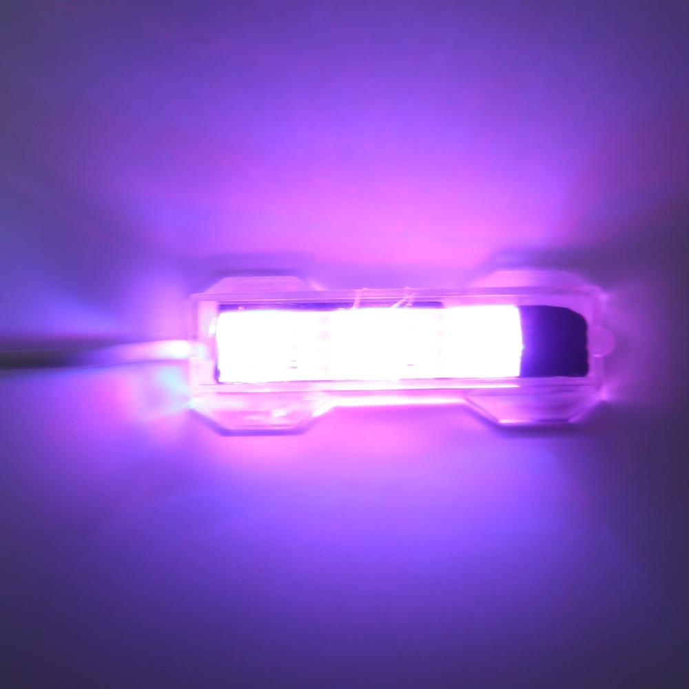Colorful Light LED Aquarium Light Split Type Remote Control Micro Landscape Light LED Hex Square Blocks Remote Control Light